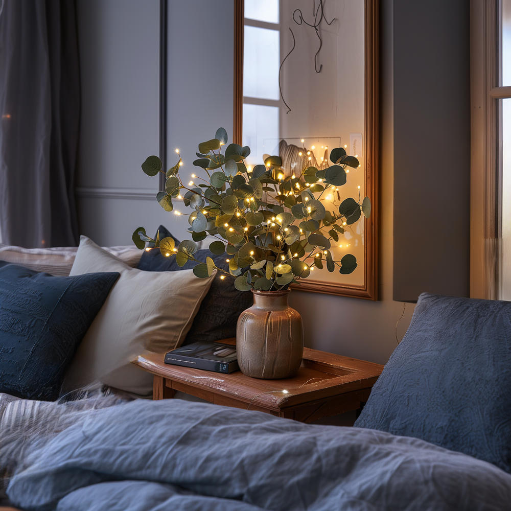 Fairy Light Olive Branch